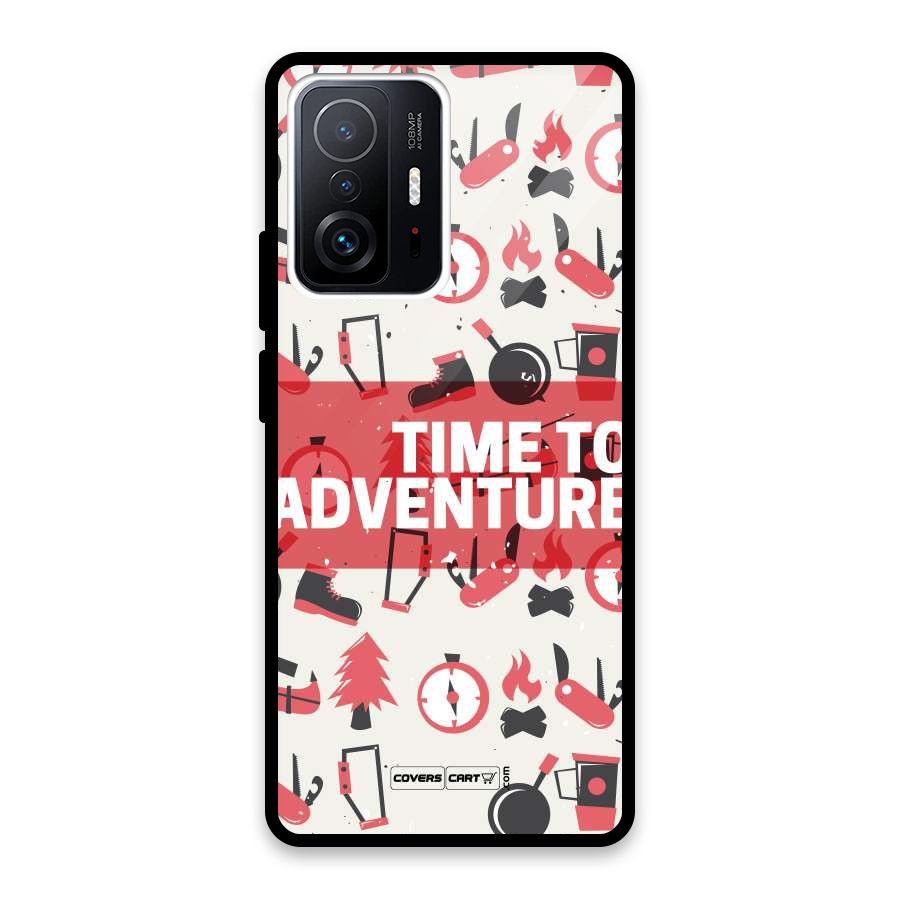 Time To Adventure Radiant Red Glass Back Case for Xiaomi 11T Pro
