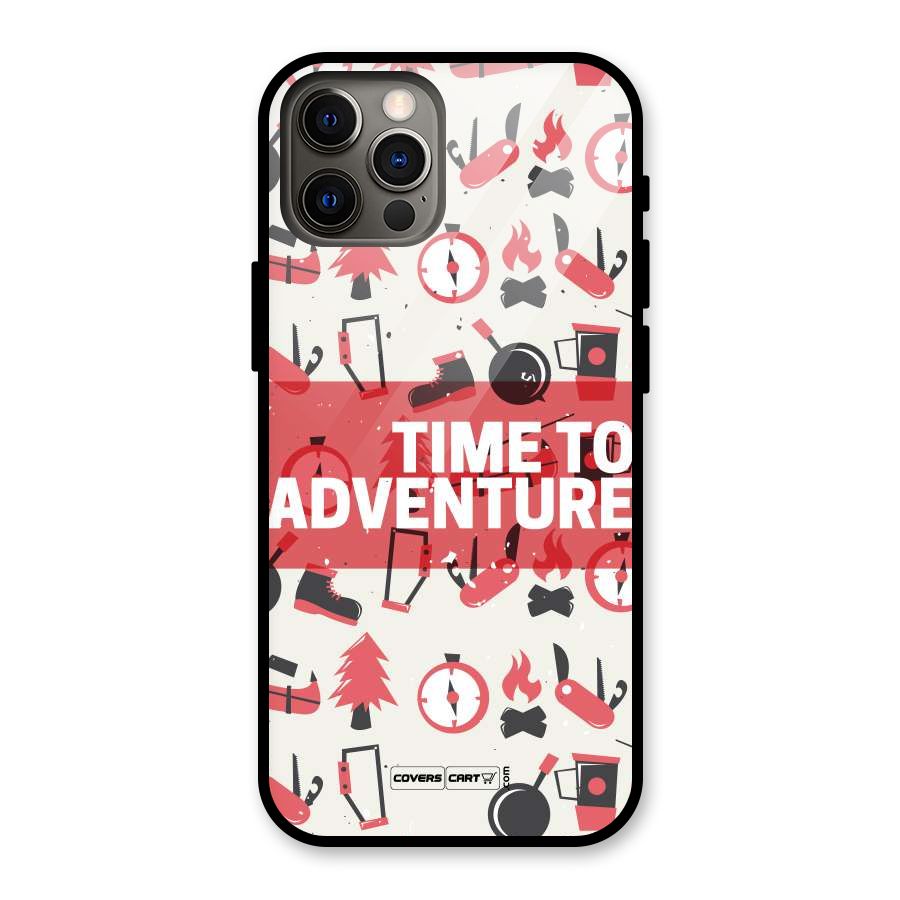 Time To Adventure Radiant Red Glass Back Case for iPhone 12 Pro