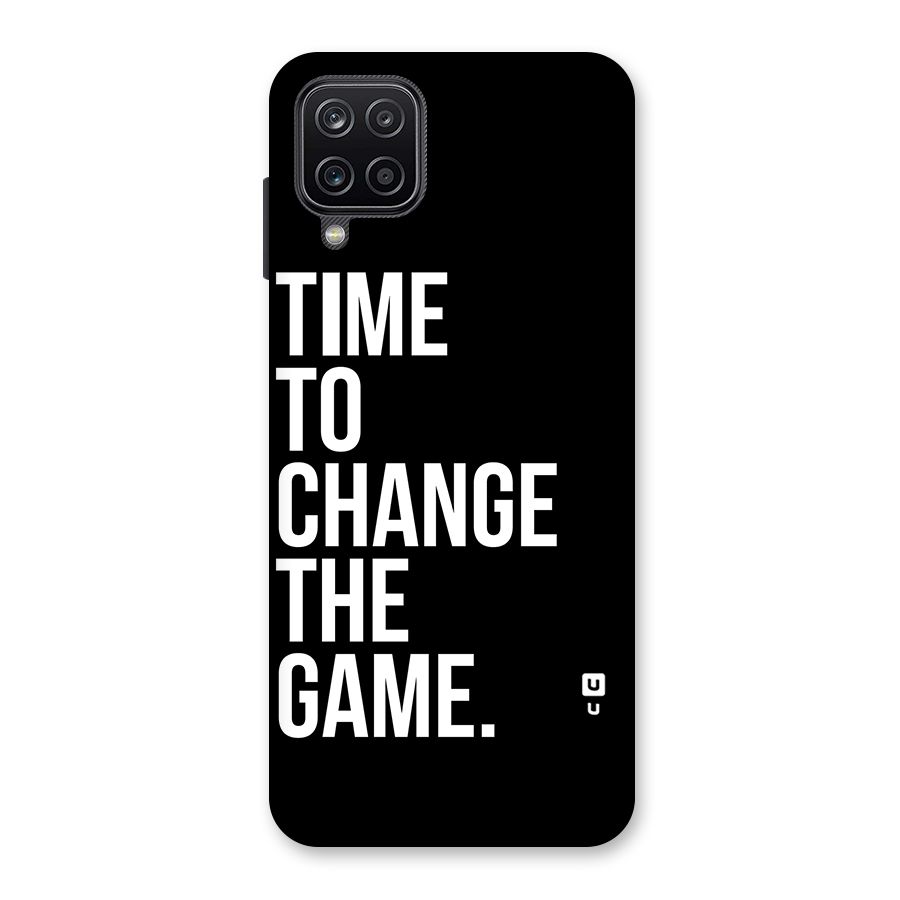 Time to Change the Game Back Case for Galaxy A12