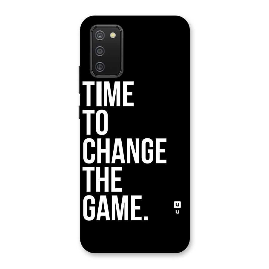 Time to Change the Game Back Case for Galaxy M02s