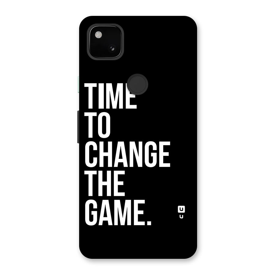 Time to Change the Game Back Case for Google Pixel 4a