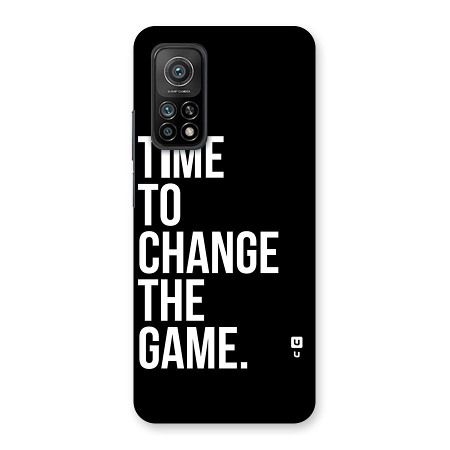 Time to Change the Game Back Case for Mi 10T 5G