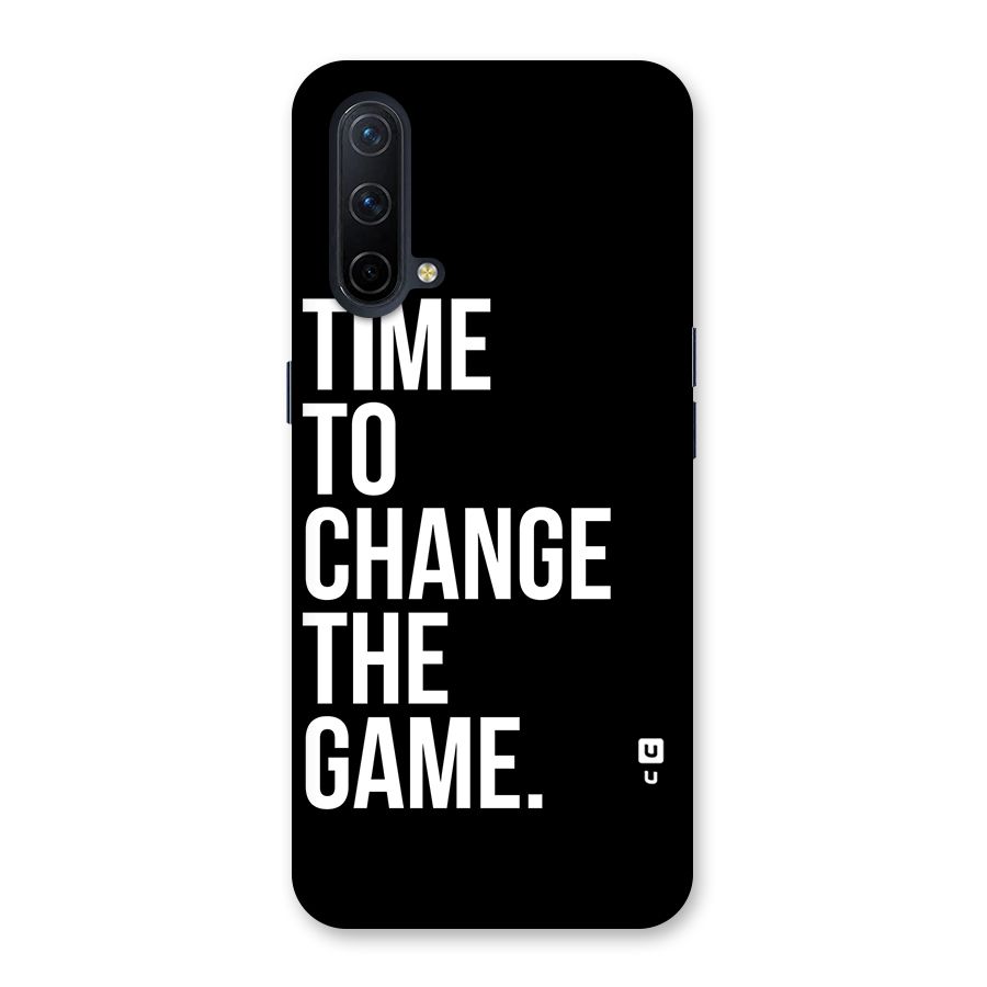 Time to Change the Game Back Case for OnePlus Nord CE 5G