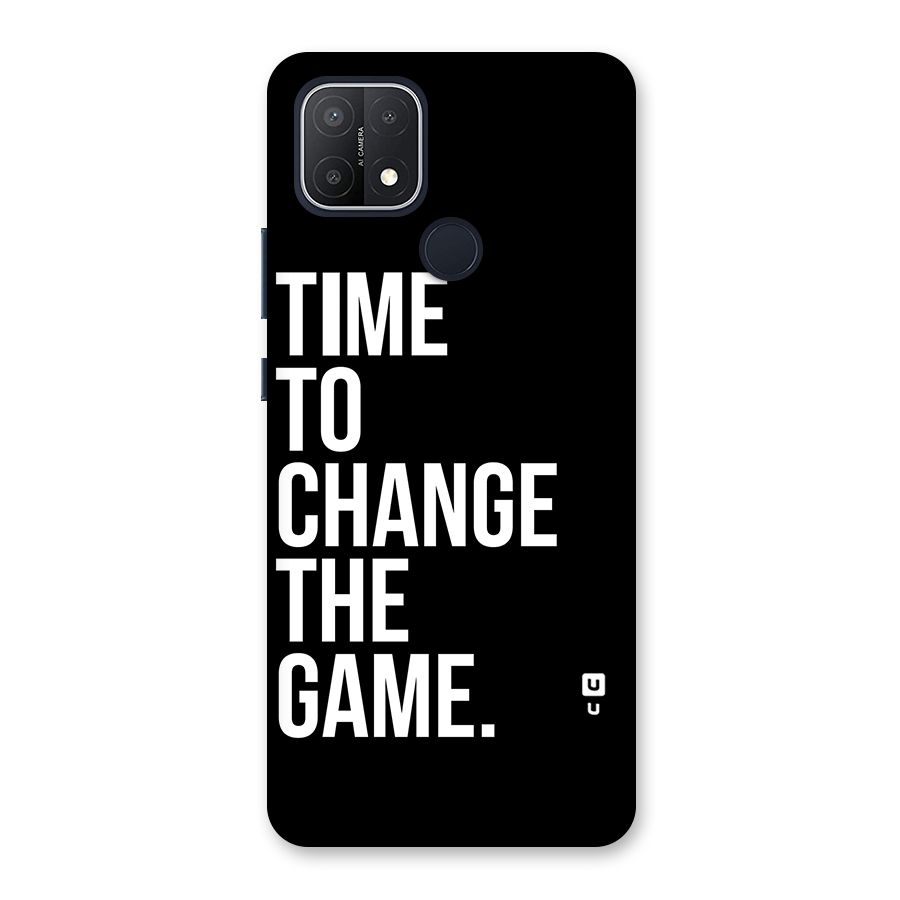 Time to Change the Game Back Case for Oppo A15s