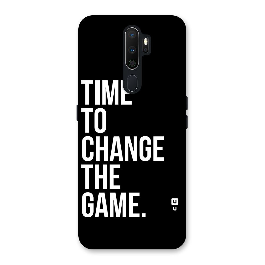 Time to Change the Game Back Case for Oppo A5 (2020)