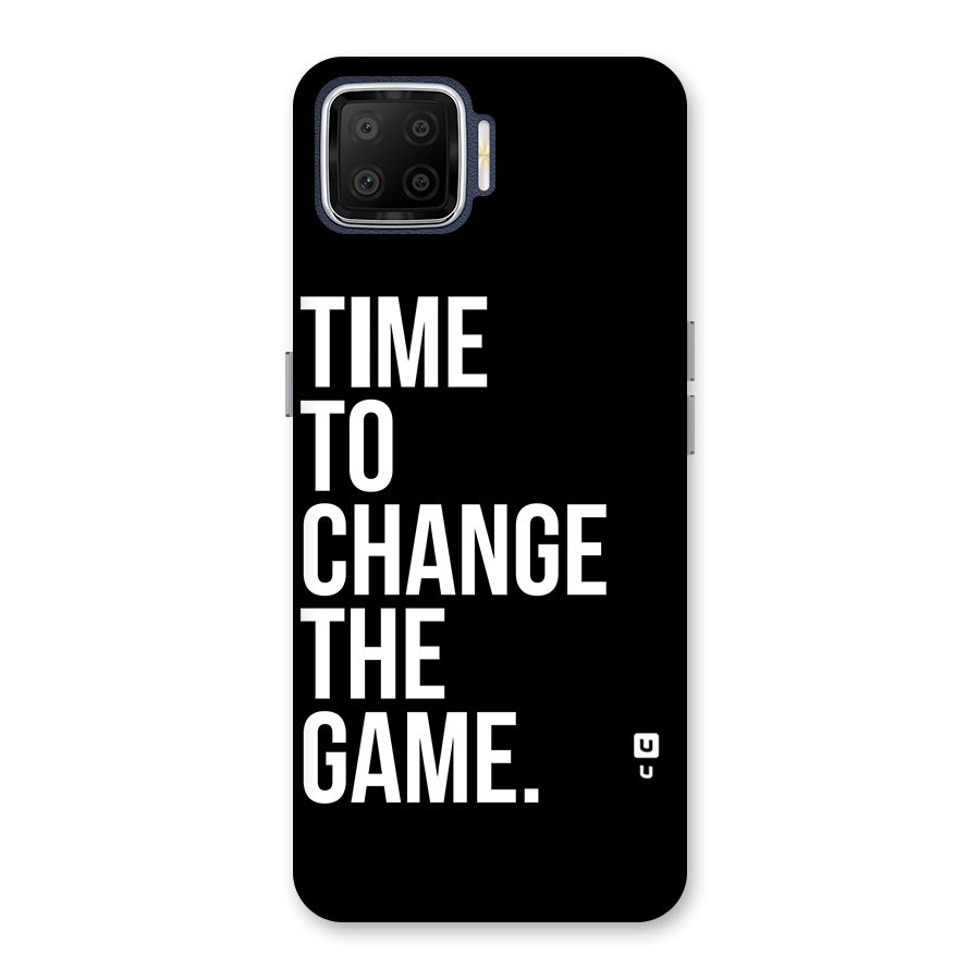 Time to Change the Game Back Case for Oppo F17