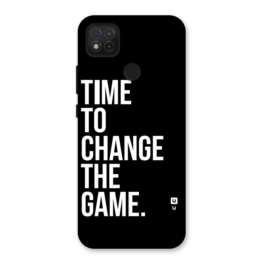 Time to Change the Game Back Case for Redmi 9C