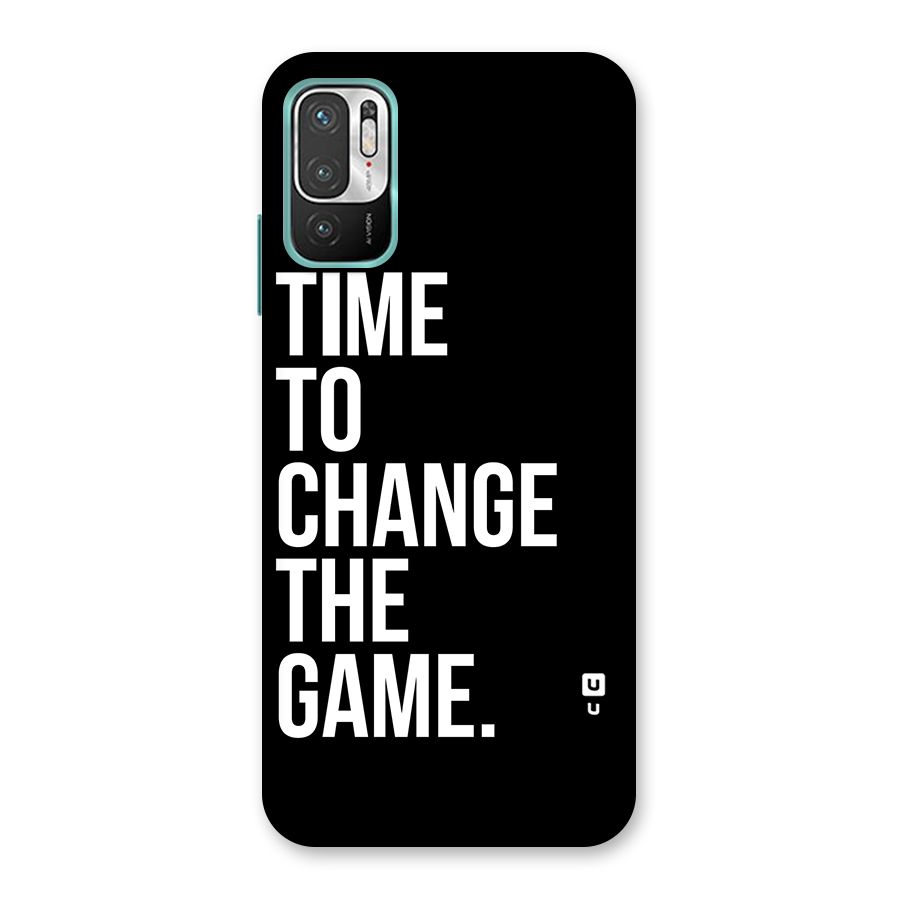 Time to Change the Game Back Case for Redmi Note 10T 5G