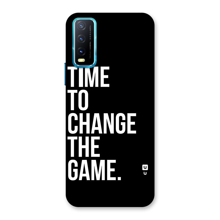 Time to Change the Game Back Case for Vivo Y20G