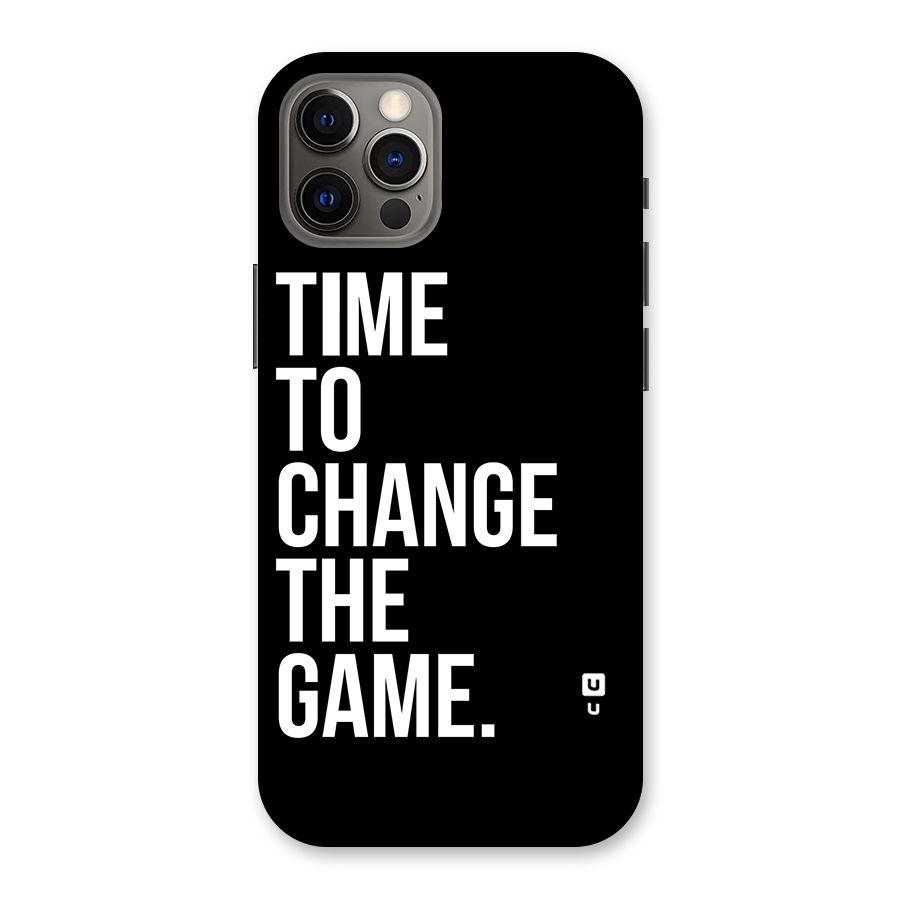 Time to Change the Game Back Case for iPhone 12 Pro