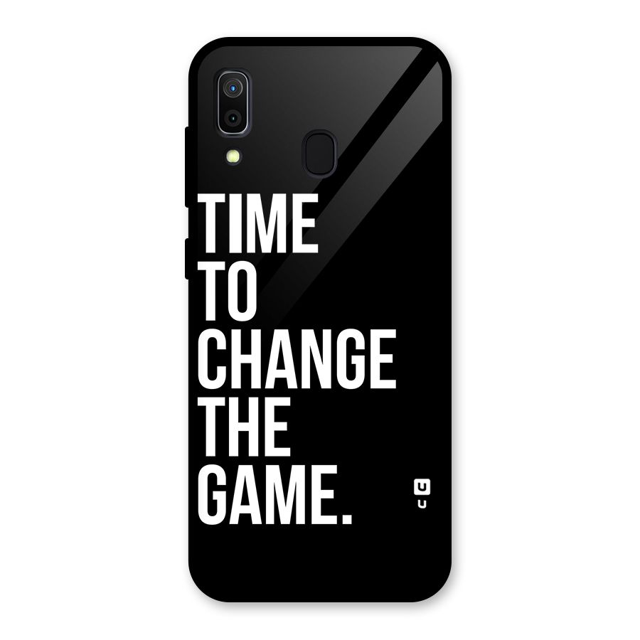 Time to Change the Game Glass Back Case for Galaxy A30