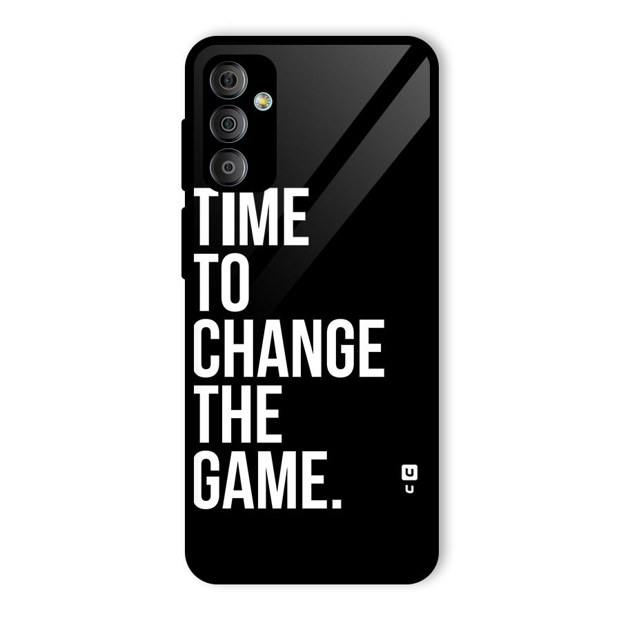 Time to Change the Game Glass Back Case for Galaxy F23