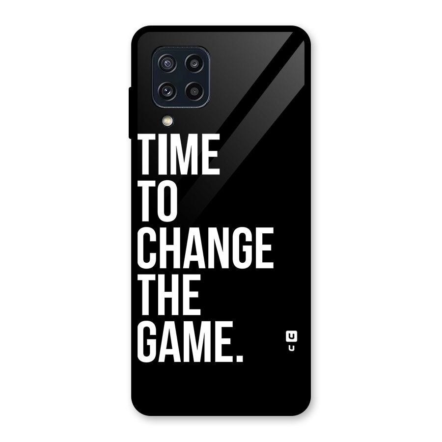 Time to Change the Game Glass Back Case for Galaxy M32