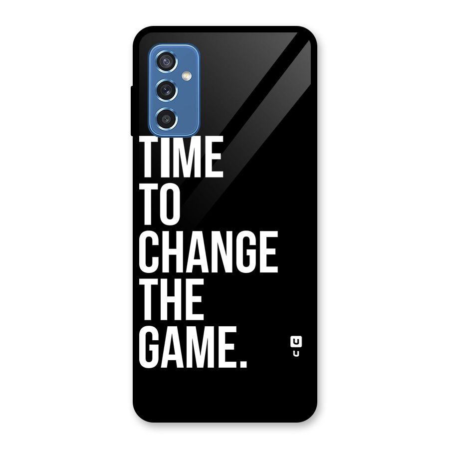 Time to Change the Game Glass Back Case for Galaxy M52 5G