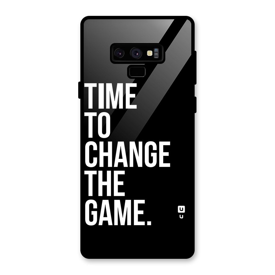 Time to Change the Game Glass Back Case for Galaxy Note 9