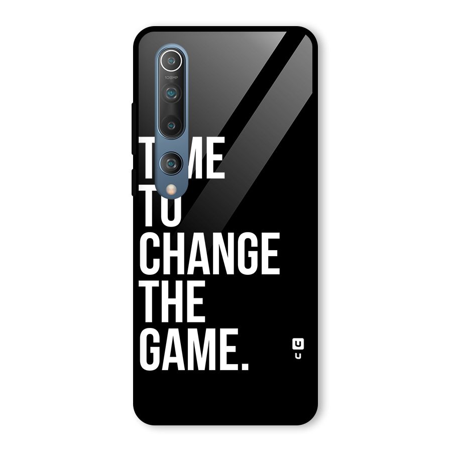 Time to Change the Game Glass Back Case for Mi 10
