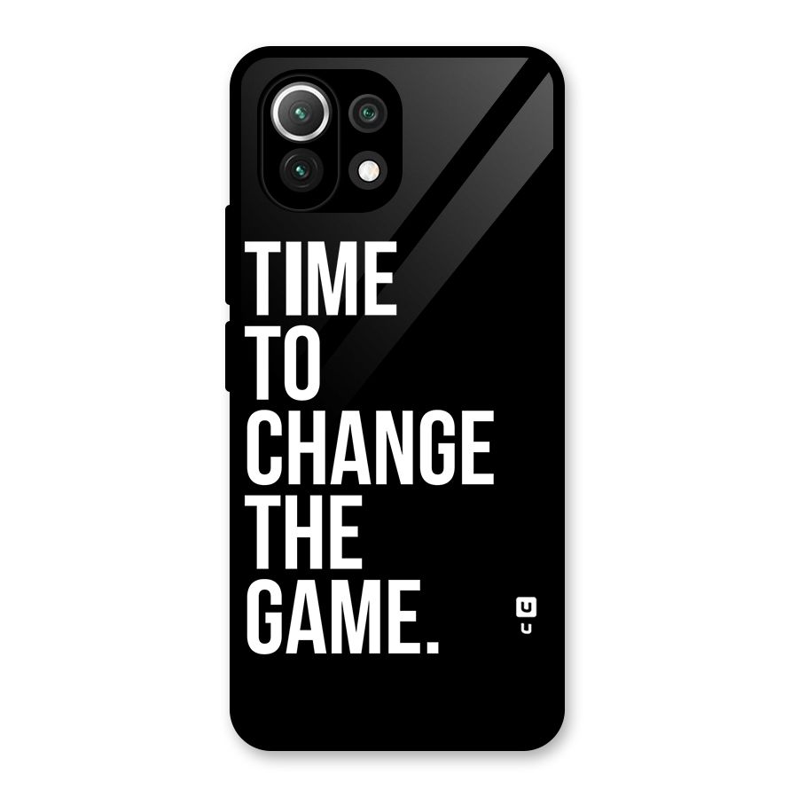 Time to Change the Game Glass Back Case for Mi 11 Lite NE 5G