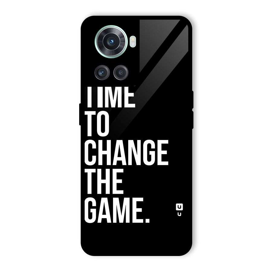Time to Change the Game Glass Back Case for OnePlus 10R