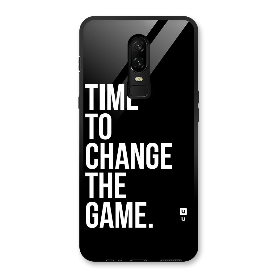 Time to Change the Game Glass Back Case for OnePlus 6