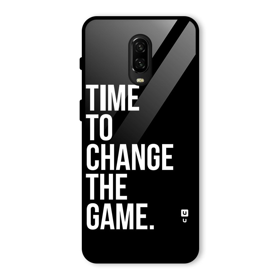 Time to Change the Game Glass Back Case for OnePlus 6T