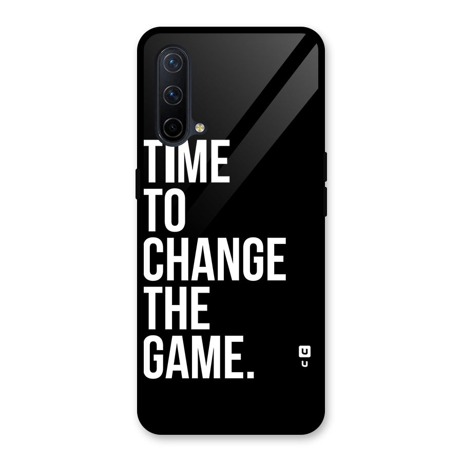 Time to Change the Game Glass Back Case for OnePlus Nord CE 5G