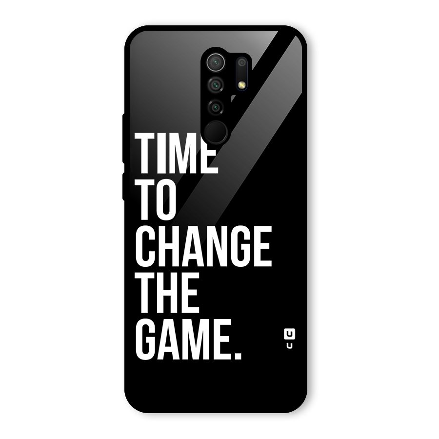 Time to Change the Game Glass Back Case for Poco M2