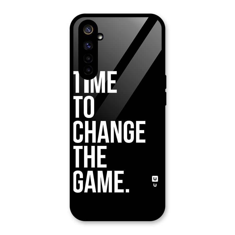 Time to Change the Game Glass Back Case for Realme 6i