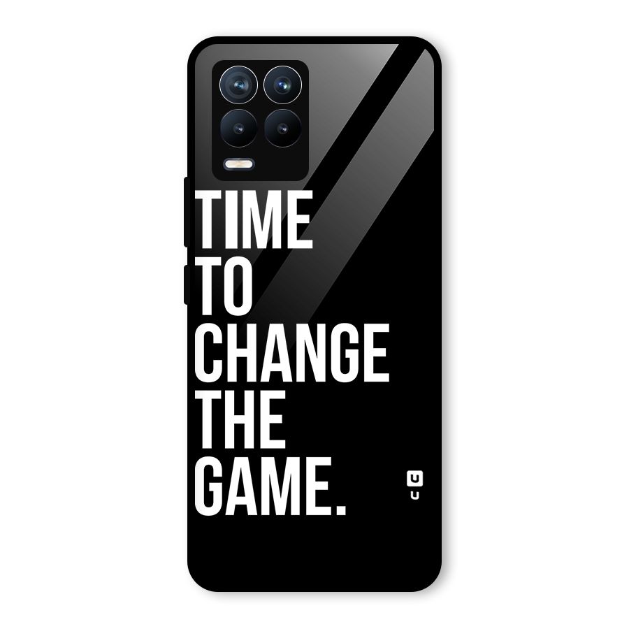 Time to Change the Game Glass Back Case for Realme 8 Pro