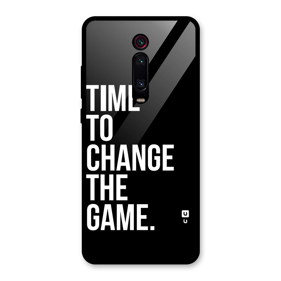 Time to Change the Game Glass Back Case for Redmi K20 Pro