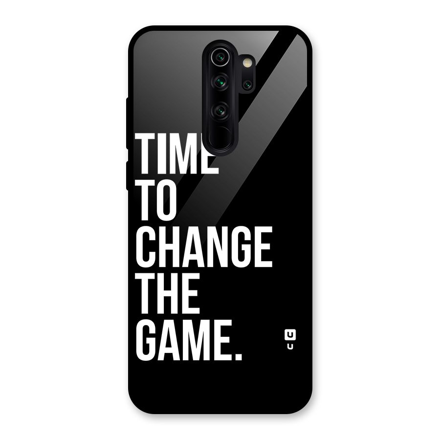 Time to Change the Game Glass Back Case for Redmi Note 8 Pro