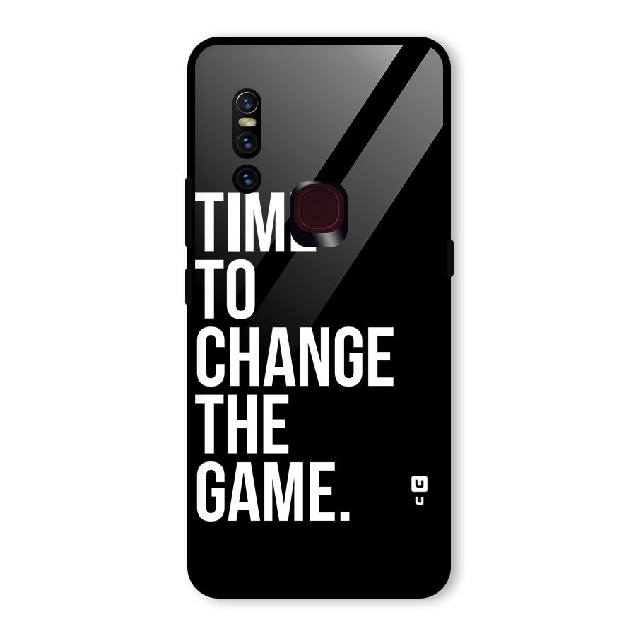 Time to Change the Game Glass Back Case for Vivo V15