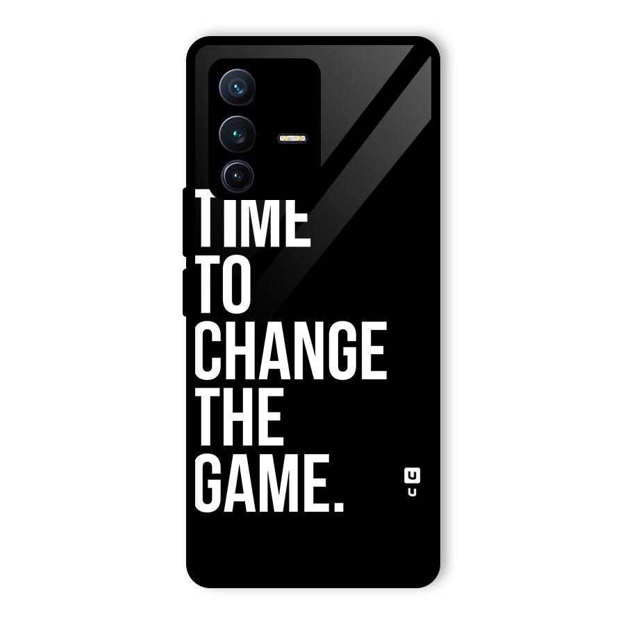 Time to Change the Game Glass Back Case for Vivo V23 Pro