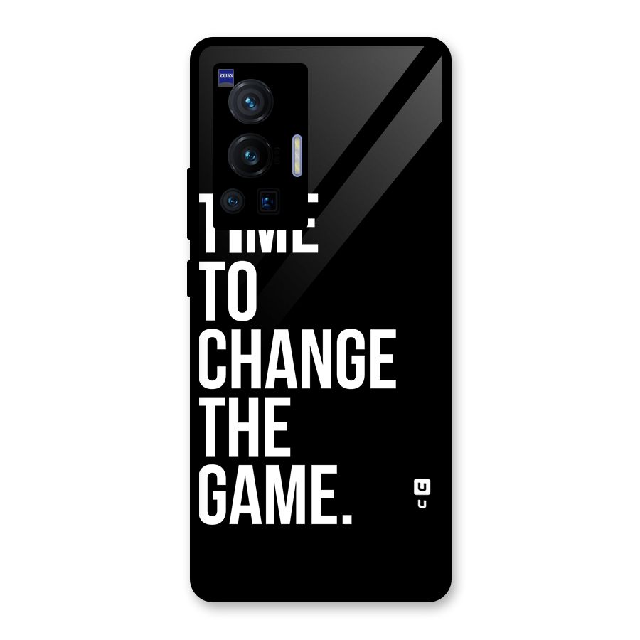Time to Change the Game Glass Back Case for Vivo X70 Pro