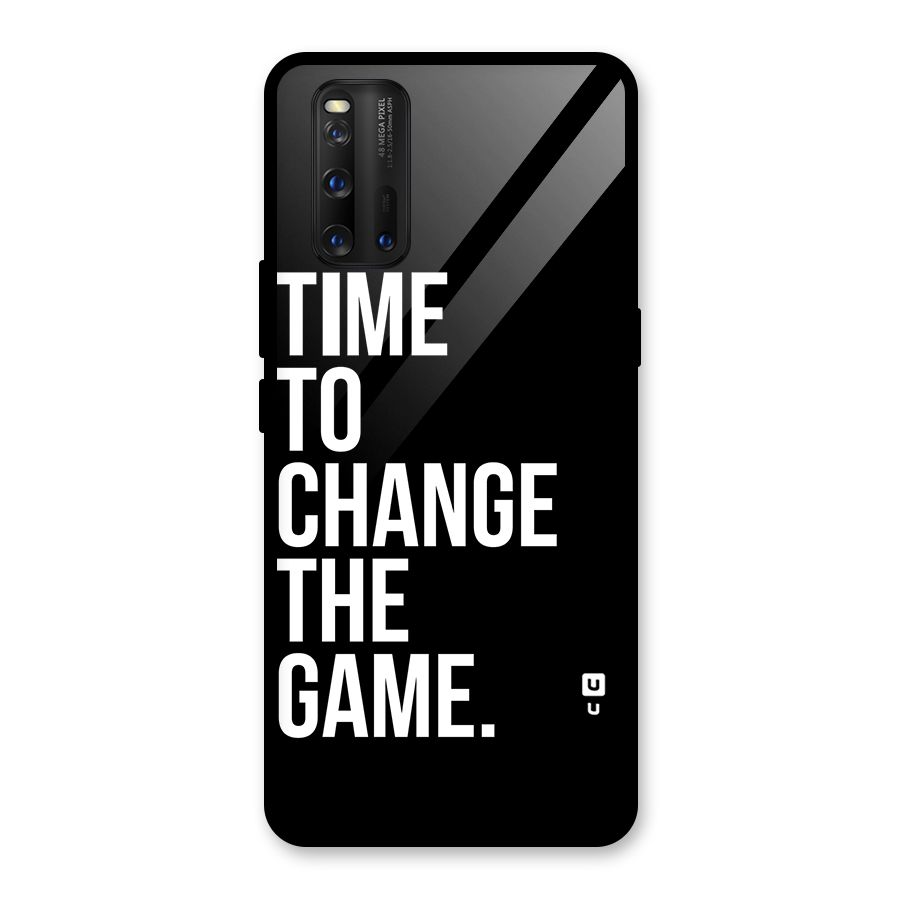 Time to Change the Game Glass Back Case for Vivo iQOO 3