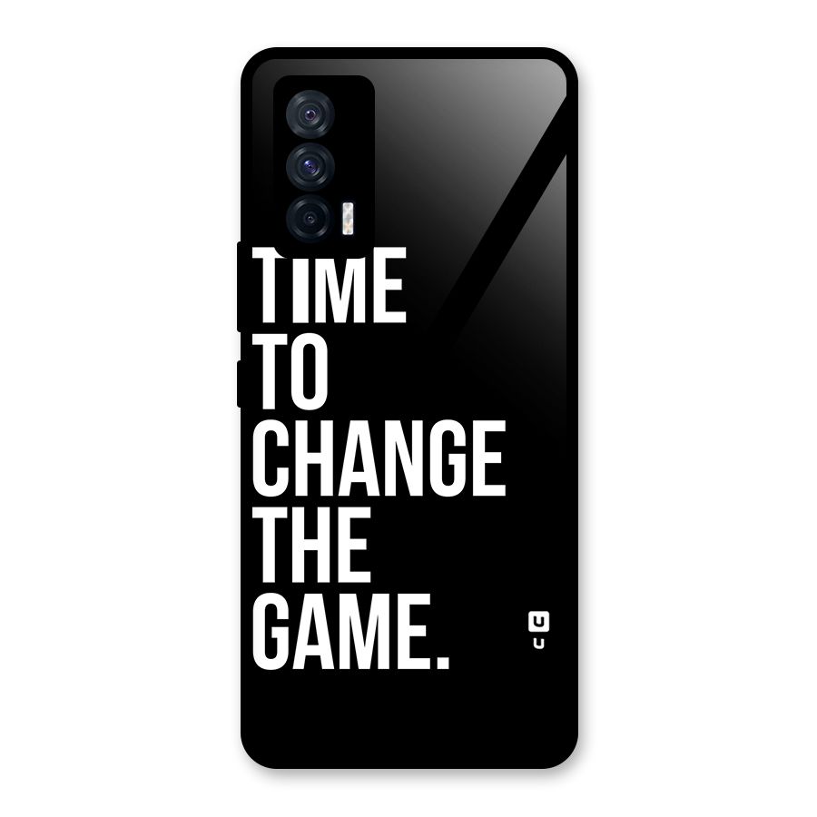 Time to Change the Game Glass Back Case for Vivo iQOO 7 5G