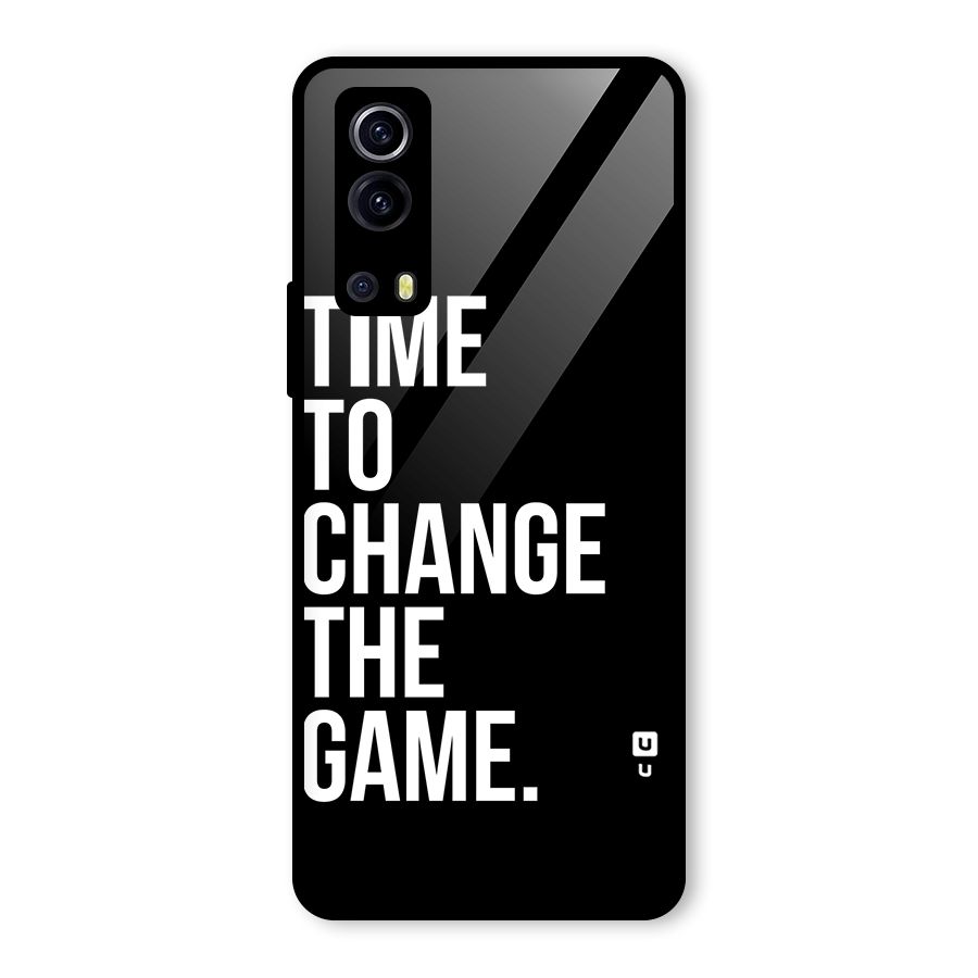 Time to Change the Game Glass Back Case for Vivo iQOO Z3