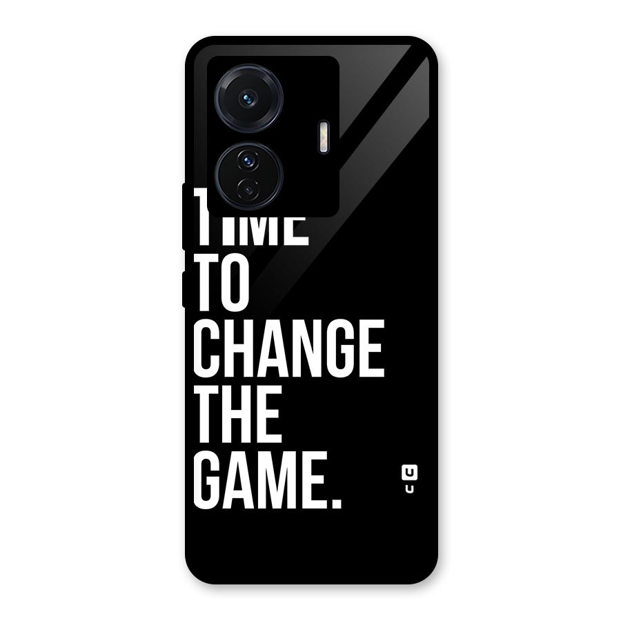 Time to Change the Game Glass Back Case for Vivo iQOO Z6 Pro