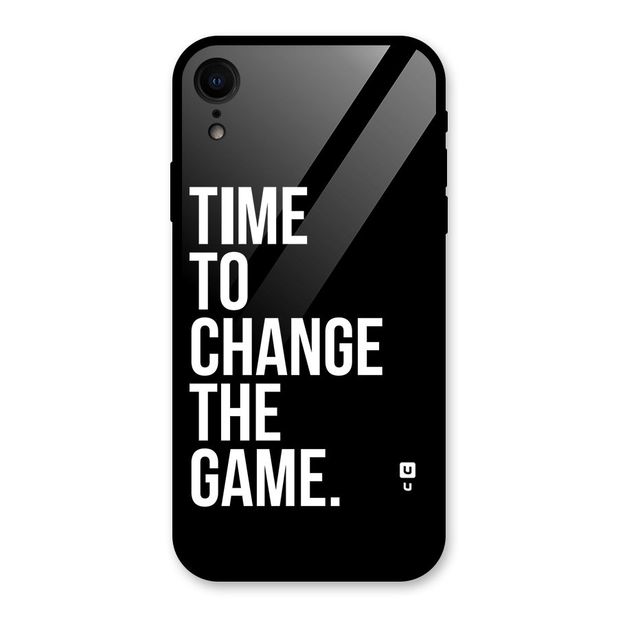 Time to Change the Game Glass Back Case for XR