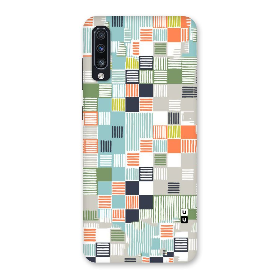 Tiny Boxes Stripes Back Case for Galaxy A70s