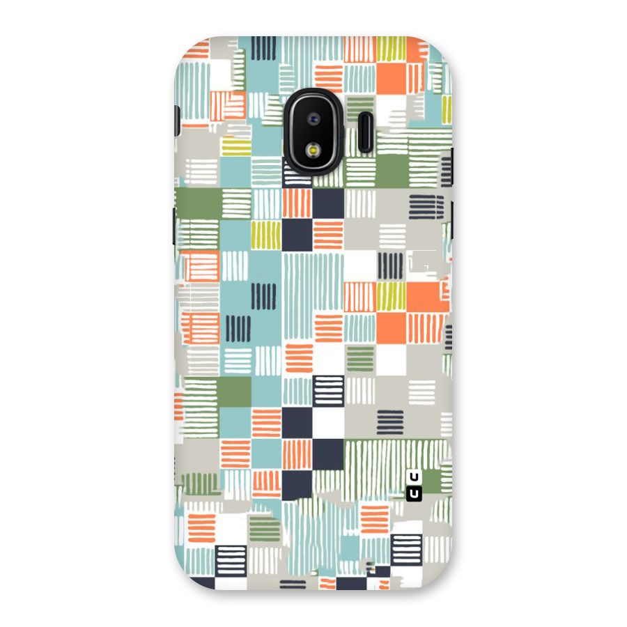 Tiny Boxes Stripes Back Case for Galaxy J2 Pro 2018