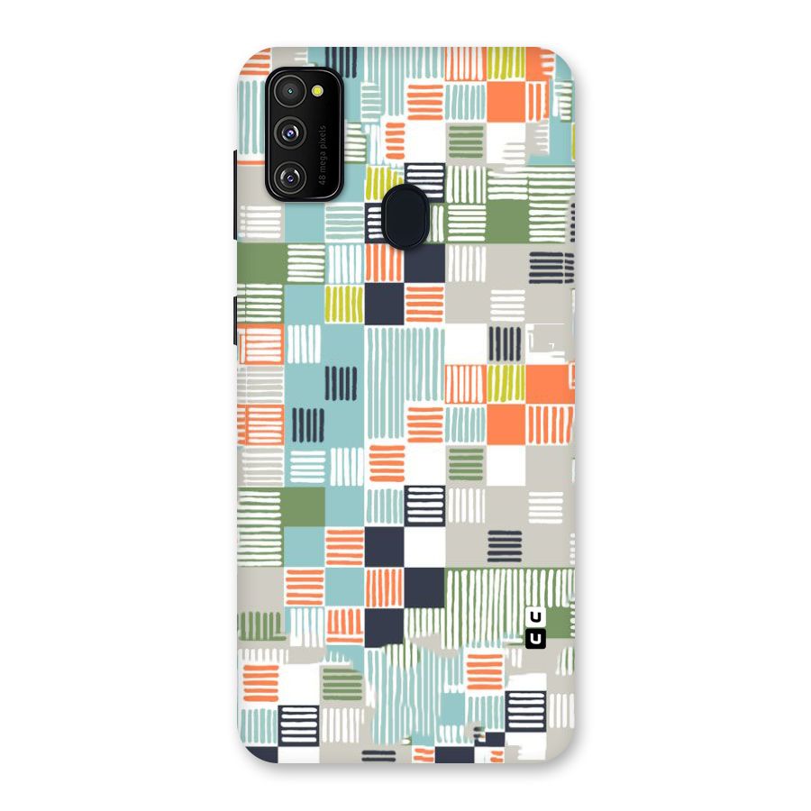 Tiny Boxes Stripes Back Case for Galaxy M21