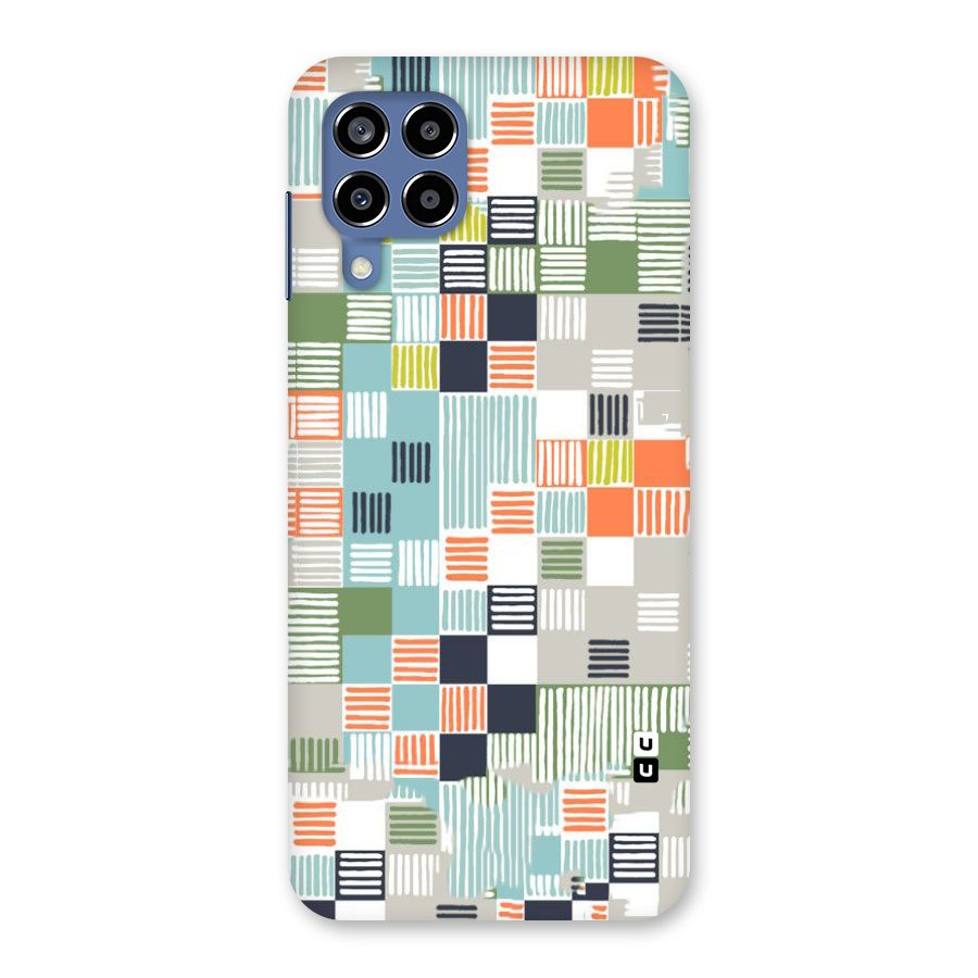 Tiny Boxes Stripes Back Case for Galaxy M53 5G