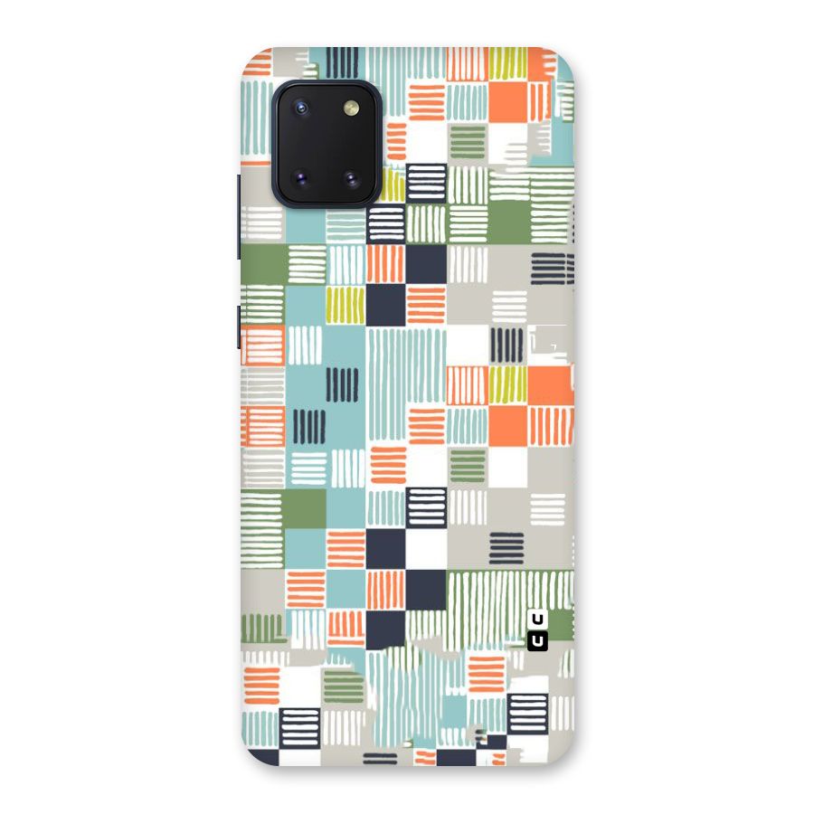 Tiny Boxes Stripes Back Case for Galaxy Note 10 Lite