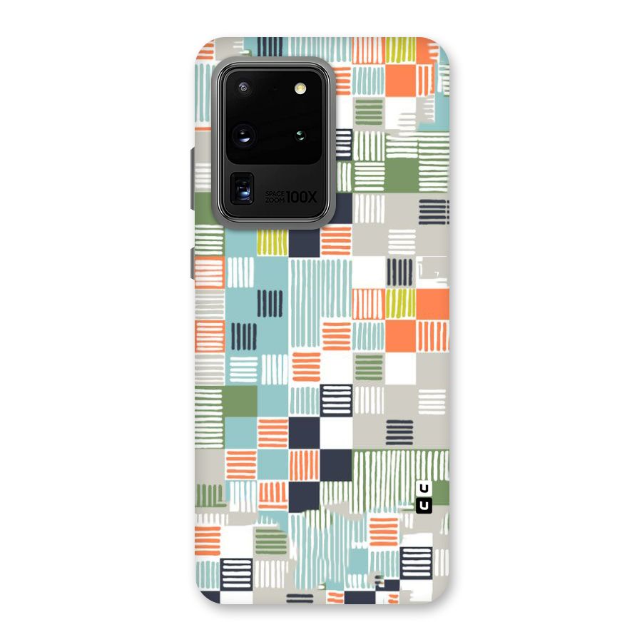 Tiny Boxes Stripes Back Case for Galaxy S20 Ultra
