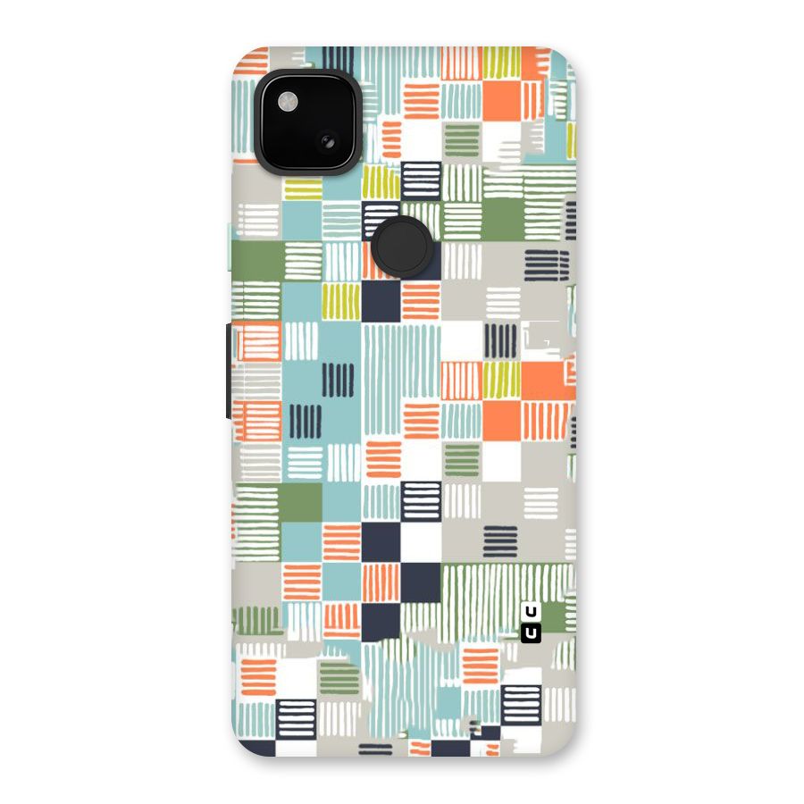 Tiny Boxes Stripes Back Case for Google Pixel 4a