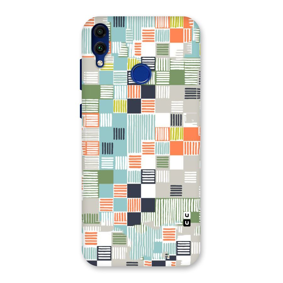 Tiny Boxes Stripes Back Case for Honor 8C