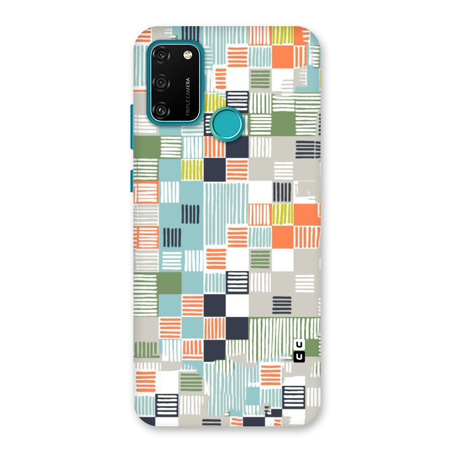 Tiny Boxes Stripes Back Case for Honor 9A