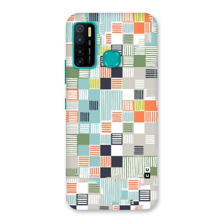 Tiny Boxes Stripes Back Case for Infinix Hot 9 Pro