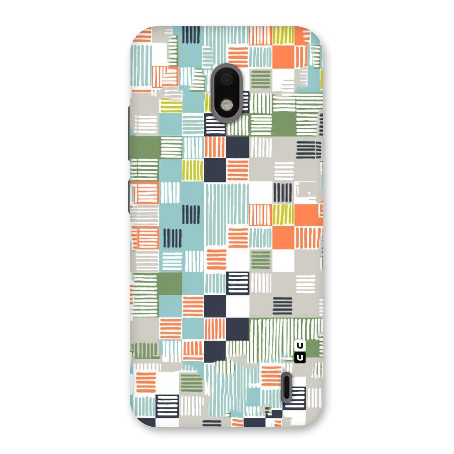 Tiny Boxes Stripes Back Case for Nokia 2.2