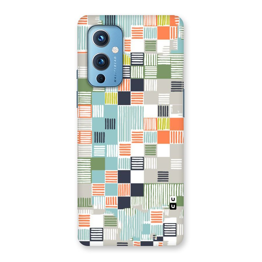 Tiny Boxes Stripes Back Case for OnePlus 9